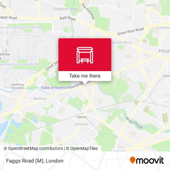 Faggs Road (M) map