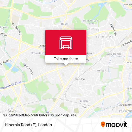 Hibernia Road (E) map