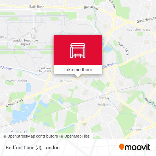 Bedfont Lane (J) map