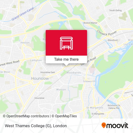 West Thames College (G) map