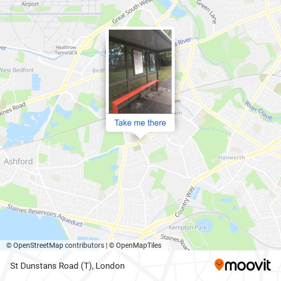 St Dunstans Road (T) map