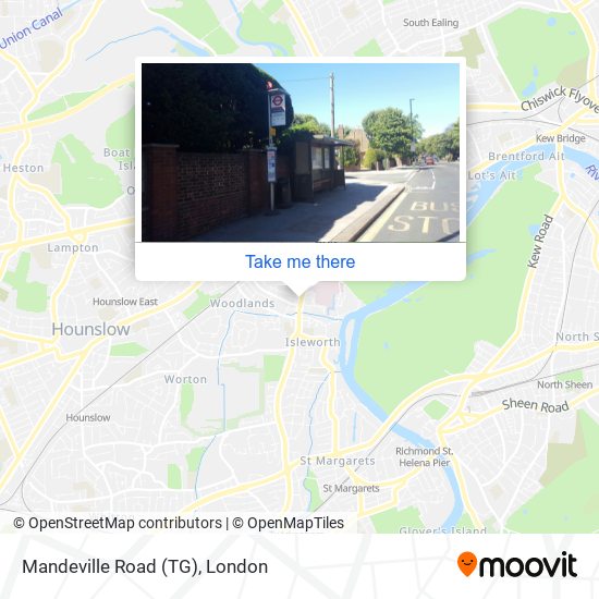 Mandeville Road (TG) map