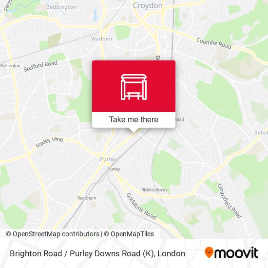 Brighton Road / Purley Downs Road (K) map