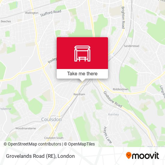 Grovelands Road (RE) map