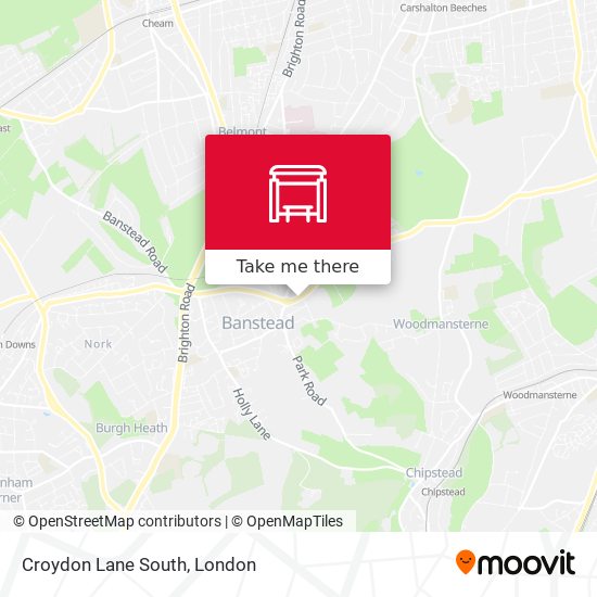 Croydon Lane South map