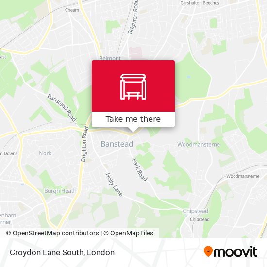 Croydon Lane South map