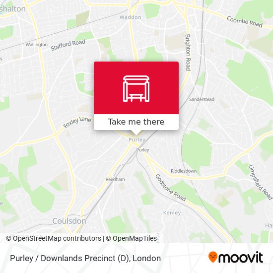 Purley / Downlands Precinct map