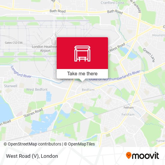 West Road (V) map