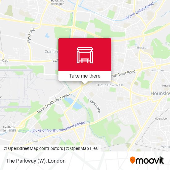 The Parkway (W) map