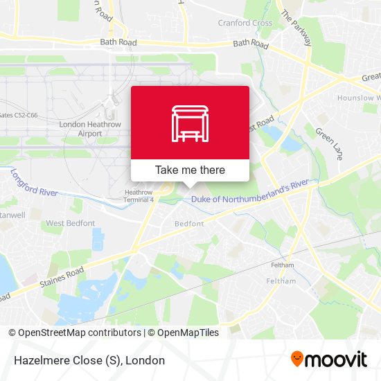 Hazelmere Close (S) map