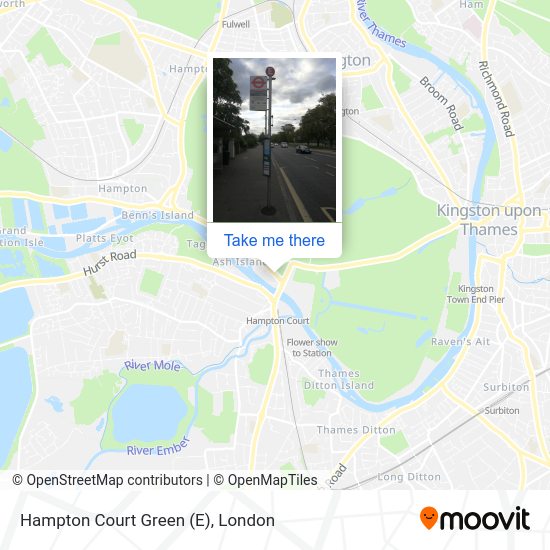 Hampton Court Green (E) map