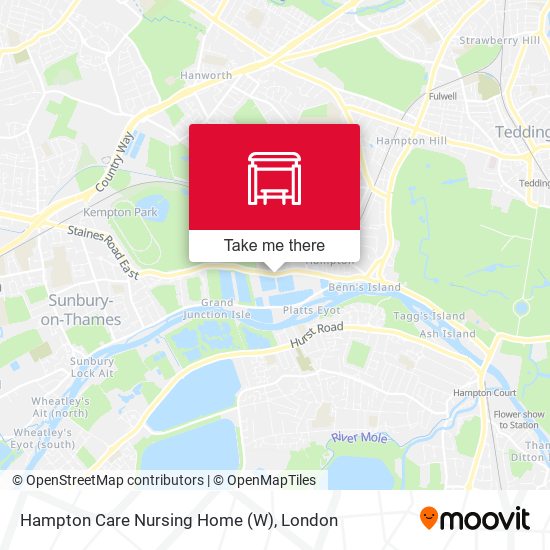 Hampton Care Nursing Home (W) map