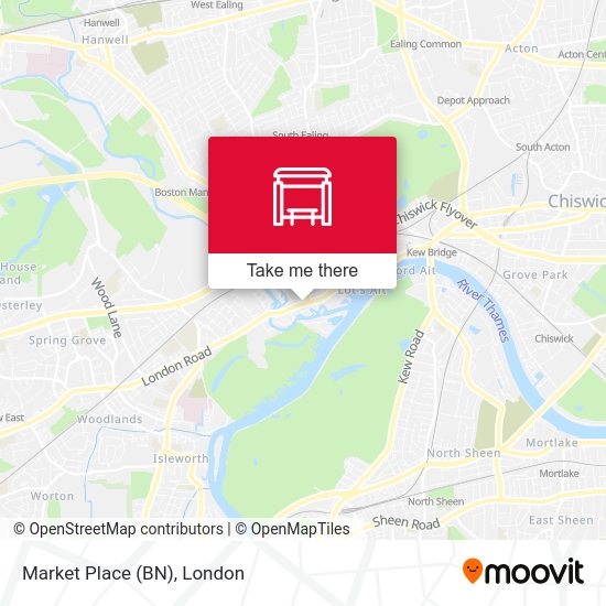 Market Place (BN) map