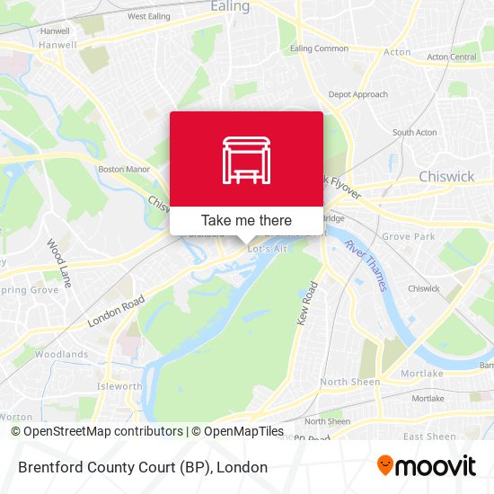 Brentford County Court (BP) map