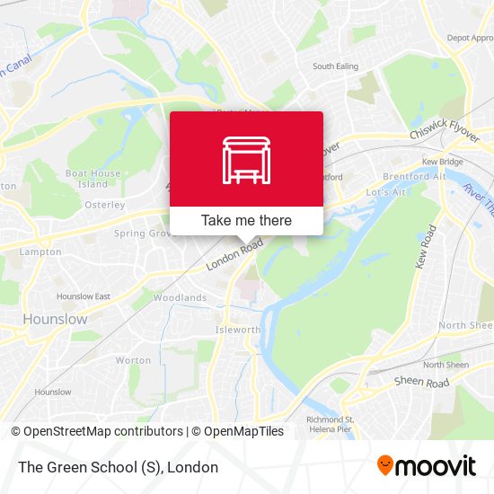 The Green School map