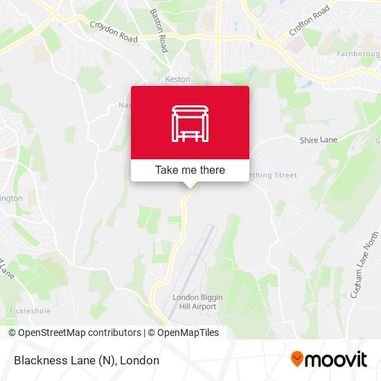Blackness Lane (N) map