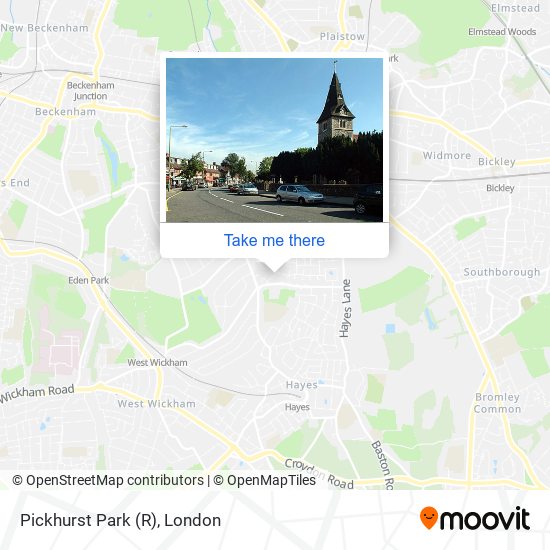 Pickhurst Park (R) map