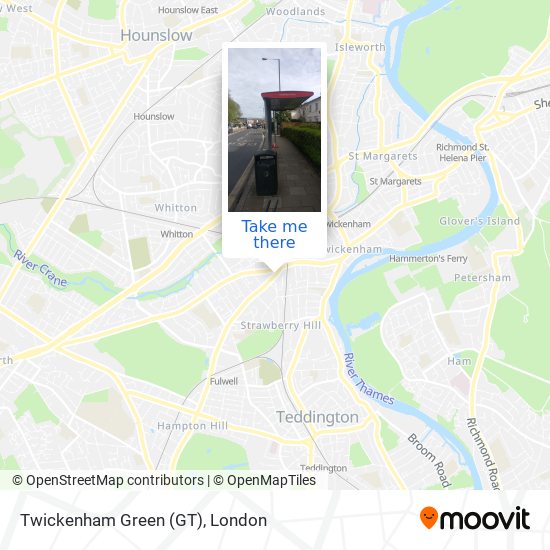 Twickenham Green (GT) map
