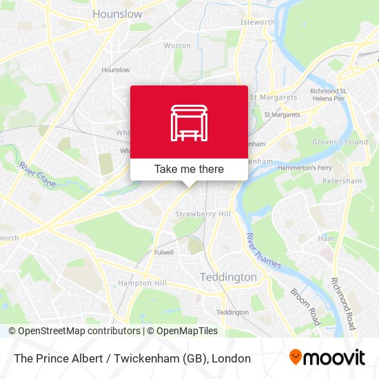 The Prince Albert / Twickenham (GB) map