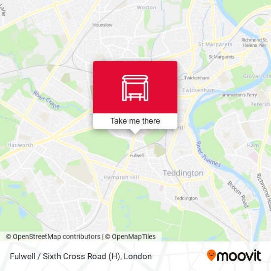 Fulwell / Sixth Cross Road (H) map