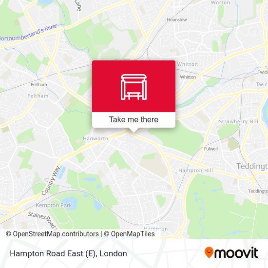 Hampton Road East map