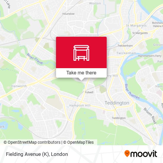 Fielding Avenue (K) map