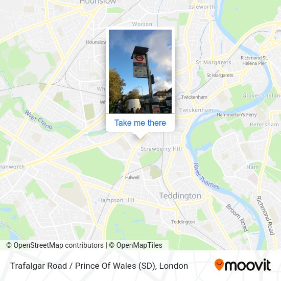Trafalgar Road / Prince Of Wales (SD) map