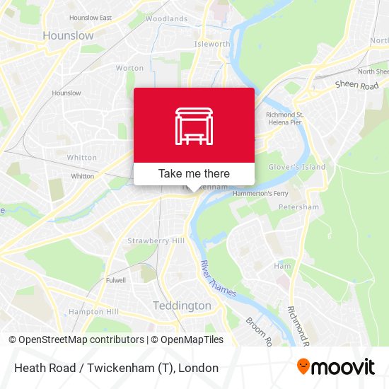 Heath Road / Twickenham map