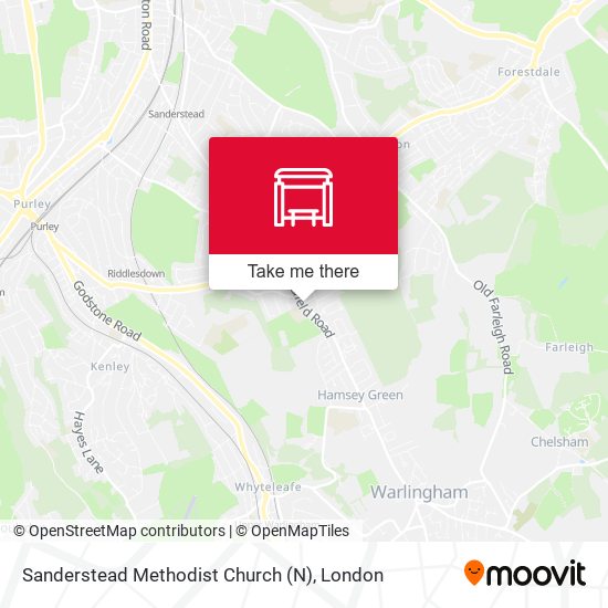 Sanderstead Methodist Church (N) map