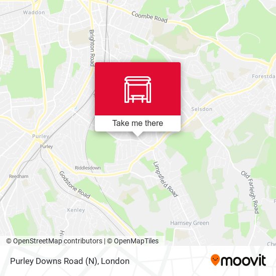 Purley Downs Road (N) map