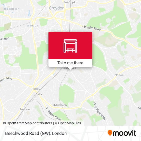 Beechwood Road (GW) map