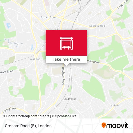 Croham Road (E) map