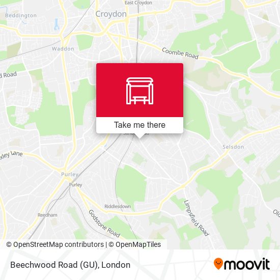 Beechwood Road (GU) map
