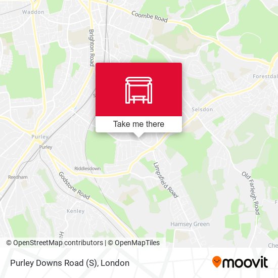 Purley Downs Road (S) map