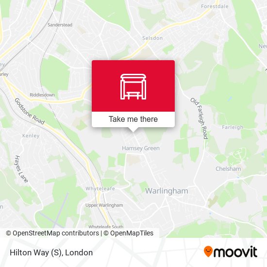Hilton Way (S) map