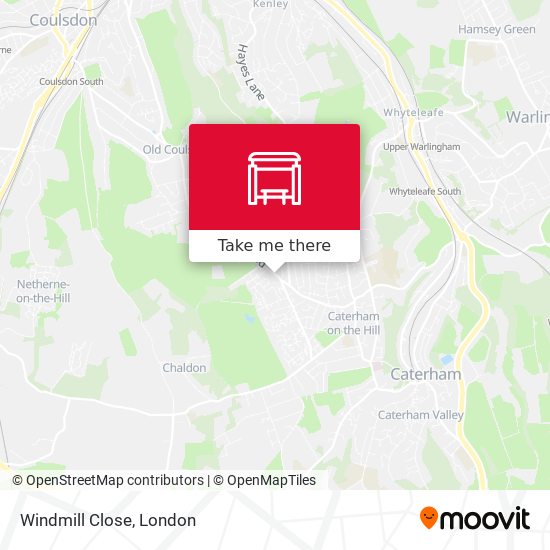 Windmill Close map