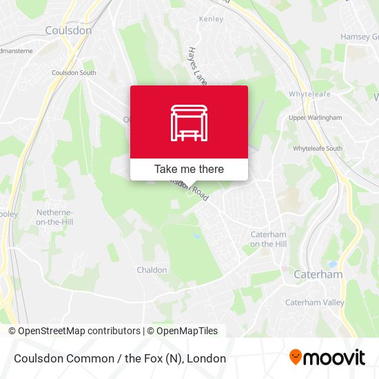 Coulsdon Common / the Fox (N) map
