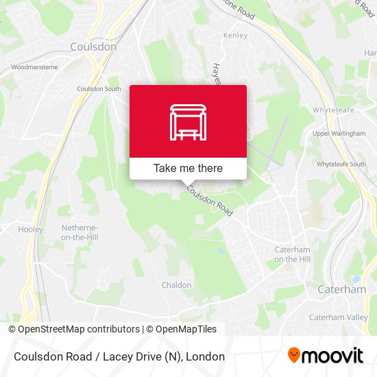 Coulsdon Road / Lacey Drive (N) map