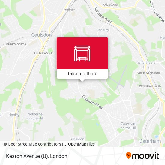 Keston Avenue (U) map