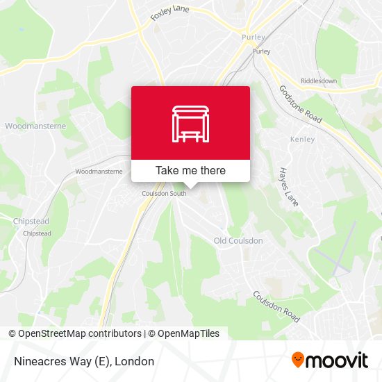 Nineacres Way (E) map