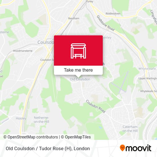 Old Coulsdon / Tudor Rose (H) map