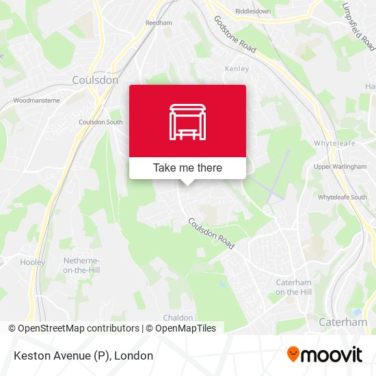 Keston Avenue (P) map
