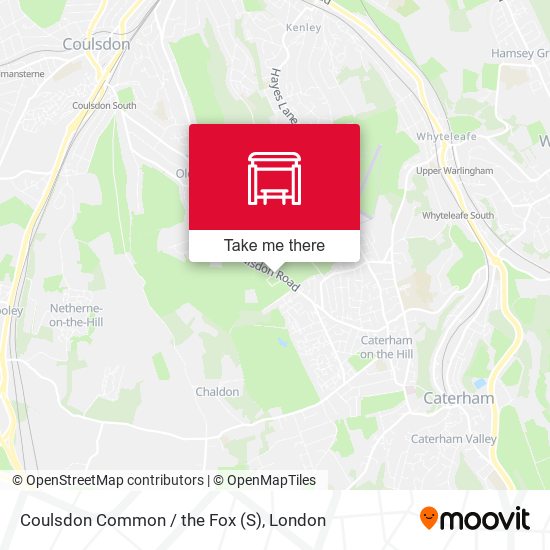 Coulsdon Common / the Fox (S) map