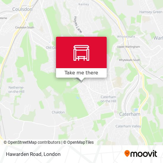 Hawarden Road map