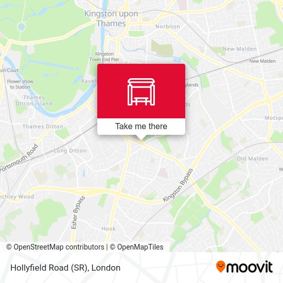 Hollyfield Road (SR) map