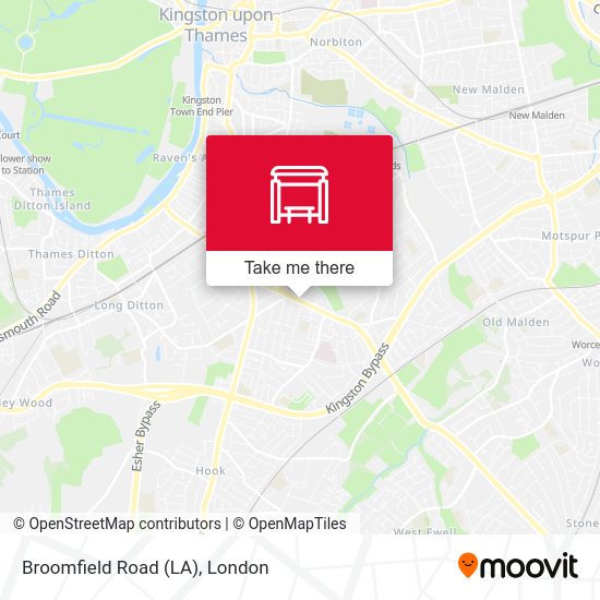 Broomfield Road (LA) map