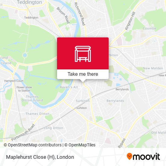 Maplehurst Close (H) map