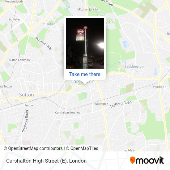 Carshalton High Street (E) map
