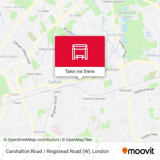Carshalton Road / Ringstead Road (W) map