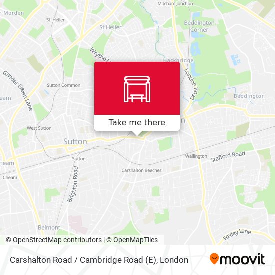 Carshalton Road / Cambridge Road (E) map